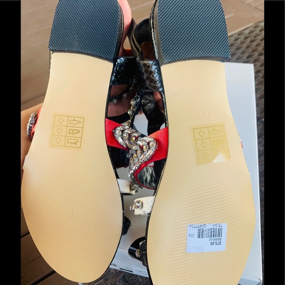 Aldo Brari Embellished Gladiator sandals - Picture 3 of 4